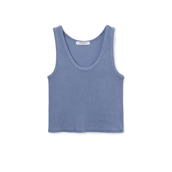 PERFECT WHITE TEE BLONDIE TANK SAILOR BLUE size  S - Picture 1 of 6